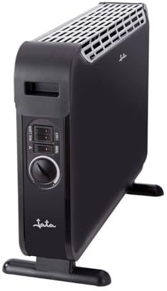 JATA C214T - Convector con interruptor para función turbo. 3 potencias de calor (750 - 1250 - 2000 W) Sin olores. Silencioso. Termostato regulable de temperatura. 57 x 20 x 42 cm