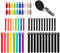 Wrap-It Storage Cable Management Value Pack - 40 Self-Gripping Cable Ties, 20 Cable Labels, 12ft Perforated Self-Gripping Roll - for Home, Office, Desk, Wire, Cable Wrap, Cord Management Organization