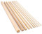 HOME CENTRE 1x Beech Wood Dowels Smooth Rod Pegs 1m x 20mm Craft Sticks DIY Long Wooden Dowel Woodcraft