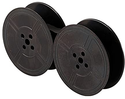 1Pack Schreibmaschine Farbe Spool Schreibmaschine Farbband Doppel Spule Färben Pack Tinte Teil für die Meisten Schreibmaschinen (Schwarz)