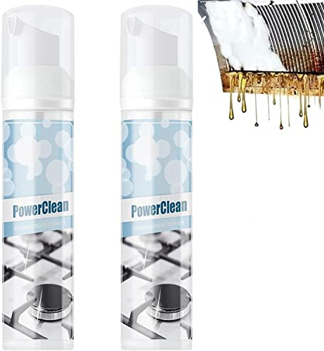 2 Stück Kitchen Aid Allzweck-Blasenreiniger, schäumender Schwerölfleckenreiniger, hartnäckiger Fett- und Schmutzentferner, Blasenspray