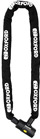 Motorbike Security Oxford Alarm Chain10 Motorcycle 10mm Square Link Chain Lock - 1.2m