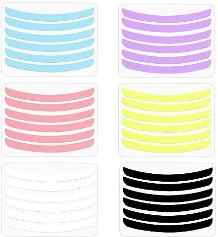 36 Pcs Wimpernlifting Band Kit, wiederverwendbare Wimpernlifting Stäbe Wimpernlifting Werkzeug, weiche Wimpernlifting Pads Silikon Perm Band Wimpernlifting Kompensator, Wimpern Lifting (6 Farben)