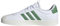 adidas Femme VL Court 3.0 Basket, Oxyde d'aluminium Blanc et Vert, 39 1/3 EU