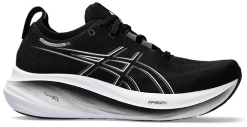 ASICS Gel-Nimbus 26 Damen-Laufschuh, Schwarz/Grau (Black/Graphite Grey), 8,5