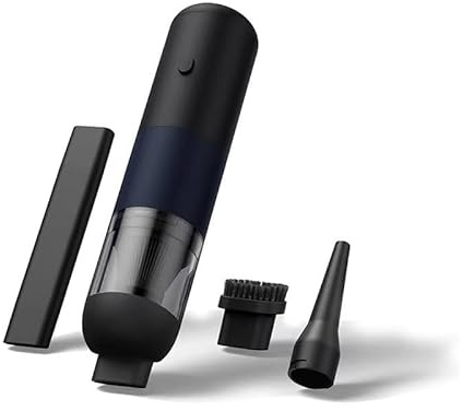 MCHERRY Kabelloser Handstaubsauger, 120W, Tragbarer Kleiner Wiederaufladbarer, 5000mAh Akku, 6000Pa Saugleistung, Mini Staubsauger für Auto und Küche kabelloser Staubsauger (schwarz)