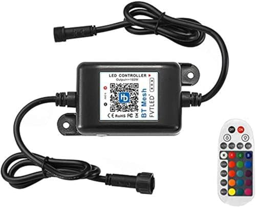 SUBOSI RGB Bluetooth Controller Wireless DC12V/24V für RGB LED Bodeneinbauleuchten,IP67 wasserdicht