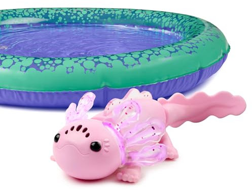 Fingerlings Baby Axolotl w Inflatable Pool
