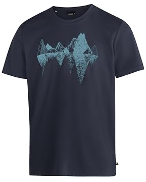 Maier Sports Tilia Pique M, Herren T-Shirt, Funktionsshirt mit Rundhals | Für Wandern und Freizeit, Dryprotec Technologie für schnelles Trocknen, Atmungsaktiv, Perfekt für den Sommer