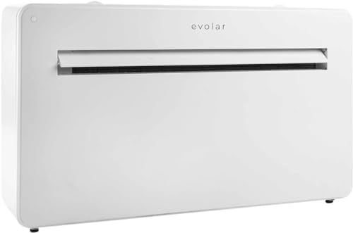 EVOLAR EVO-M1200CH Wandklimaanlage Monoblock ohne Außeneinheit, 3.5 kW 12.000 BTU/h - 4-in-1 Klimagerät, Luftentfeuchter, Ventilator, Heizfunktion - Kühlung ohne Außengerät für Räume ca. 45m²/120m³