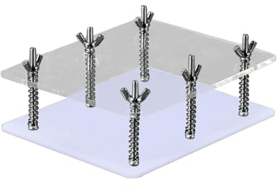 Chaies Kartenglätter, Kartenpresse | Klares Acryl-Presskartengerät - Kartenkorrekturwerkzeug, Spielkartenschutz, Kartenbehälter für Papierkarten, Spielkartenzubehör