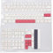 MLWSKERTY Height Keycaps For 126PCS Dye Sublimations Keycap Set For Mechanical Keyboards English/Japanese/Russian Languages