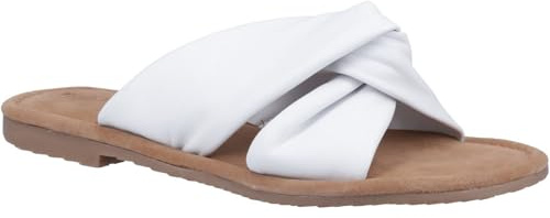 Hush Puppies Women's Amy Wide Fit, White, 4 UK