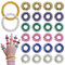 26 Stück Akupressur Ring Massageringe für Finger Akkupressurringe Finger Massageringe Fingermassagering Akupressurring für Stress Reduzierstück für Kinder Erwachsene(6 Farbe)