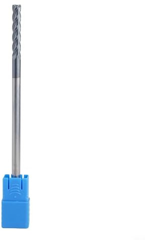 Fresa de carburo de 6 mm de diámetro con 4 flautas y vástago de 150 mm de largo para uso CNC