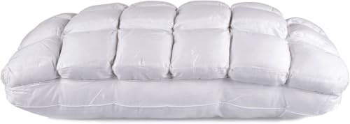 Sleepy Willows Bamboo Pure 300 Thread Count Percale Organic Antibacterial Hypoallergenic Pillows Neck Support (Luxury Organic Bamboo 24 Pocket Pillow)