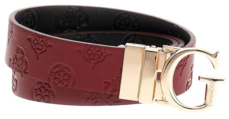 GUESS Jena Adjustable And Reversible Pant Belt W95 Red Multi - kürzbar