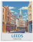 Leeds Vintage Travel Poster Yorkshire，Jigsaw Puzzles 1000 Pieces for Adults, Classic Puzzle Kids Puzzle Challenging And Difficult Puzzles for Adults And Teens（50x70cm）-B96