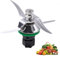 Fesatccoz Lama Compatibile Per Thermomix TM5 TM6, Accessorio Di Ricambio Per Frullatore In Acciaio Inox Aggiornato Con Guarnizione, Lama In Acciaio Inox Di Ricambio Per Robot Da Cucina