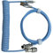 Keenso Reproducir el Cable del Teclado Fácil Conexión robusta. Teclado Espiral Profesional Intercambiable para el Mecánico (azul claro)