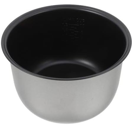 SHINEOFI Cuve IntéRieure AntiadhéSive Pour Cuiseur À Riz ÉLectrique 9.25In X 9.25In X 5.71In Accessoire De Remplacement Polyvalent Avec Graduation Pour Cuisson De Riz GâTeau Et Soupe