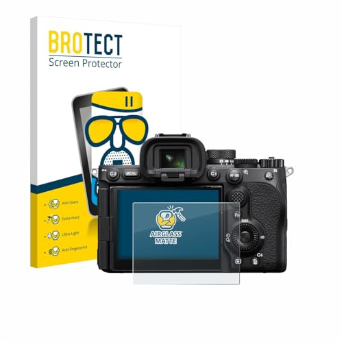 BROTECT Schutzglas für Sony Alpha 7 V (ILCE-7M5) | Entspiegelnder Displayschutz Made in Germany Schutzfolie Glas Matt Anti-Reflex Kratzfest 9H Anti-Fingerprint Einfache Montage