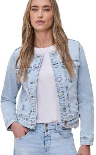 Street One Damen Jeansjacke mit Brusttaschen und Knöpfen