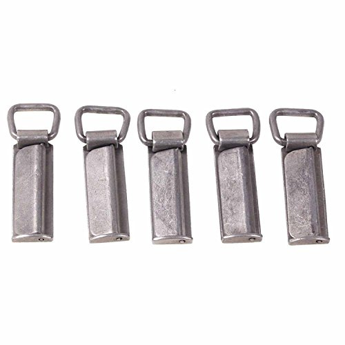 BW Original Bundeswehr Koppelschlaufen aus Aluminium Gebraucht 5 Stück Koppelschlaufe für Gürtel Koppel bis 5 cm Breite …