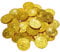 Goldge 50 Pcs Gold-Münzen Spielgeld für Kinder Spielzeug Mitgebsel mit Kindergeburtstag Kleine Geschenk für Party