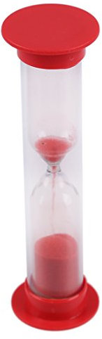 REFURBISHHOUSE Sablier magnon en Plastique de 1 Minute Rouge