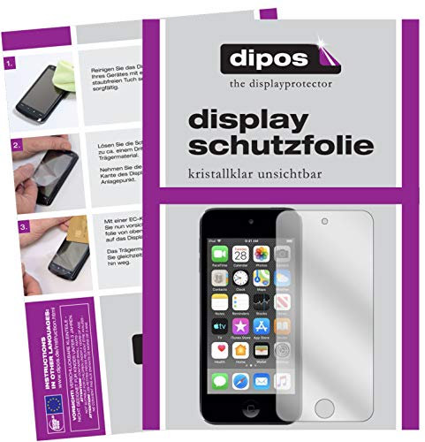 dipos I Schutzfolie klar kompatibel mit Apple iPod Touch (2019) Folie Displayschutzfolie
