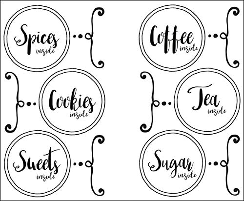 Rayher 50108000 inside Deko-Abziehmotive, Wasserschiebefolie Transfer Sticker, 2 Bogen, 10 x 16 cm