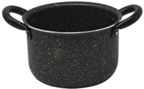 NAMAI - Pentola Antiaderente 14 cm- Lavabile in Lavastoviglie -pentola Cuocipasta - Adatta al forno - No Induzione - Pentole Alluminio -Pentola Grande Antiaderente (14cm)