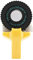 Étiqueteuse manuelle de ruban de gaufrage 3D 9 mm, mini fabricant manuel de rubans décoratifs couleur ABS 3D, fabricant de rubans d'étanchéité, indexation, imprimante d'étiquettes portable(Jaune)