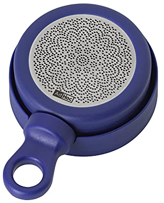 AdHoc TE32 Magnetischer Teefilter mit Abtropfständer MagTea, blau, Kunststoff/Edelstahl