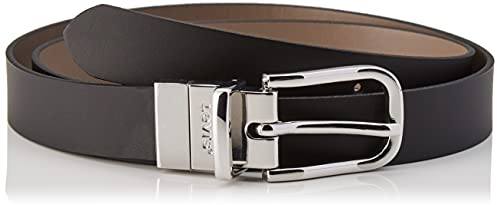 Levi's Women's Feminine Reversible Belt, Regular Black, 90 cm