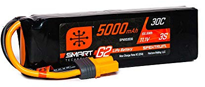Spektrum SPMX53S30 5000mAh 3S 11.1V Smart G2 LiPo 30C IC5, Multi