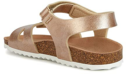 Geox J Adriel Girl C Sandales Fille, Or Rose Foncé, 26 EU