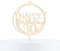 Happy Birthday Cake Topper Geburtstag 18-90 Jahre Kuchendeko aus Holz oder Acryl - 15, 20 & 25 cm Höhe, 30 Jahre, Birke Multiplex-20 cm