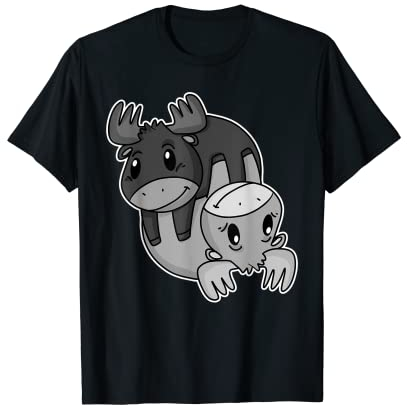 Yin Yang Elch Yoga Elche T-Shirt