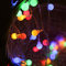 Lichterkette Batterie, 10M 80 LED Lichterkette Bunt mit Batterie Led Lichterkette Außen Wasserdicht Bunte Lichterkette Kugel für Weihnachtsdeko Innen und Außen, Kinderzimmer, Party, Hochzeit