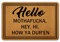 Ytanie Welcome Mats for Front Door Outdoor Entry Hello Mothafucka, Hey, Hi, How Ya Dur'En Doormat Non Slip Rubber Mat for Home Indoor Farmhouse Funny Kitchen Rugs Patio Full Brown
