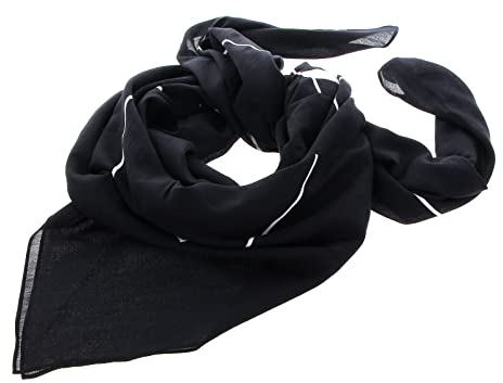 Calvin Klein CKJ Monogram Shawl Black