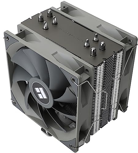 Thermalright Assassin Spirit - Enfriador de aire para CPU 120 V2 Plus, 4 tubos de calor, ventilador silencioso PWM doble, enfriador de CPU para computadora AMD AM4 AM5/Intel 1700/1150/1151/1200 (AS120