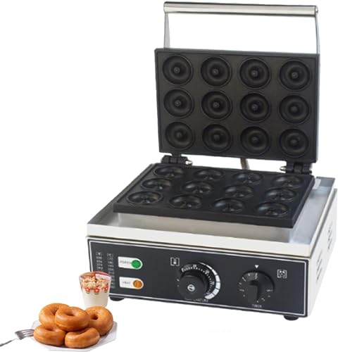 Machine à friandises compacte commerciale, créez de délicieux beignets, cake pops et gaufres, 1500 W, délicieux beignets, cake pops et gaufres, plaques amovibles antiadhésives faciles à nettoyer