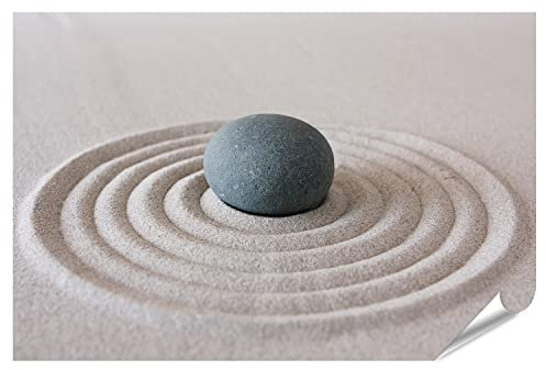 islandburner Prime XXL Bild Poster Zen Kreis Meditation Spa Massage Salon Thai Premium Bilder Fotodruck