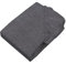 sleepling Biber Spannbetttuch Melange, Feinbiber Spannbettlaken, Made in Germany, Matratzen bis 23 cm Höhe, Rundum Gummizug, Ökotex, waschbar 60 Grad, 140 x 200, dunkelgrau meliert