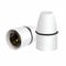 2 Pack B22 Bayonet Pendant Lamp Holder, Ceiling Pendant Light Fitting, White Bayonet Cap Lamp Holder, Unswitched, for Ceiling Mount, Chandelier, Hanging, Wall Mount