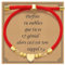 Bracelet Amitié Femme Porte Bonheur - Corde Noué Coeur Fait à la Main, Protection Amulette Bonne Chance pour Diplômés Couples Anniversaire Cadeau Noel (Rouge)