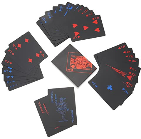 COSMEVIVI 2 Schachteln mit KEM Pokerspielkarten & Ideal Als Tischspielzeug und Partyzubehör